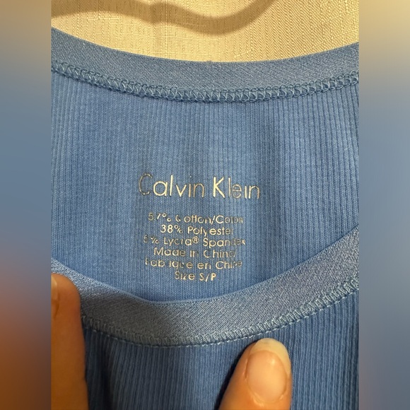 Calvin Klein cotton/spandex tank top - Picture 3 of 5